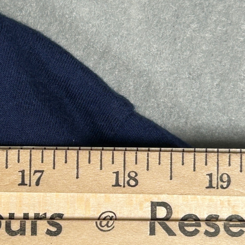 Ralph Lauren T-Shirt Mens M Navy Blue Graphic Polo Jeans Co Anchor 67 NYC - Picture 7 of 7